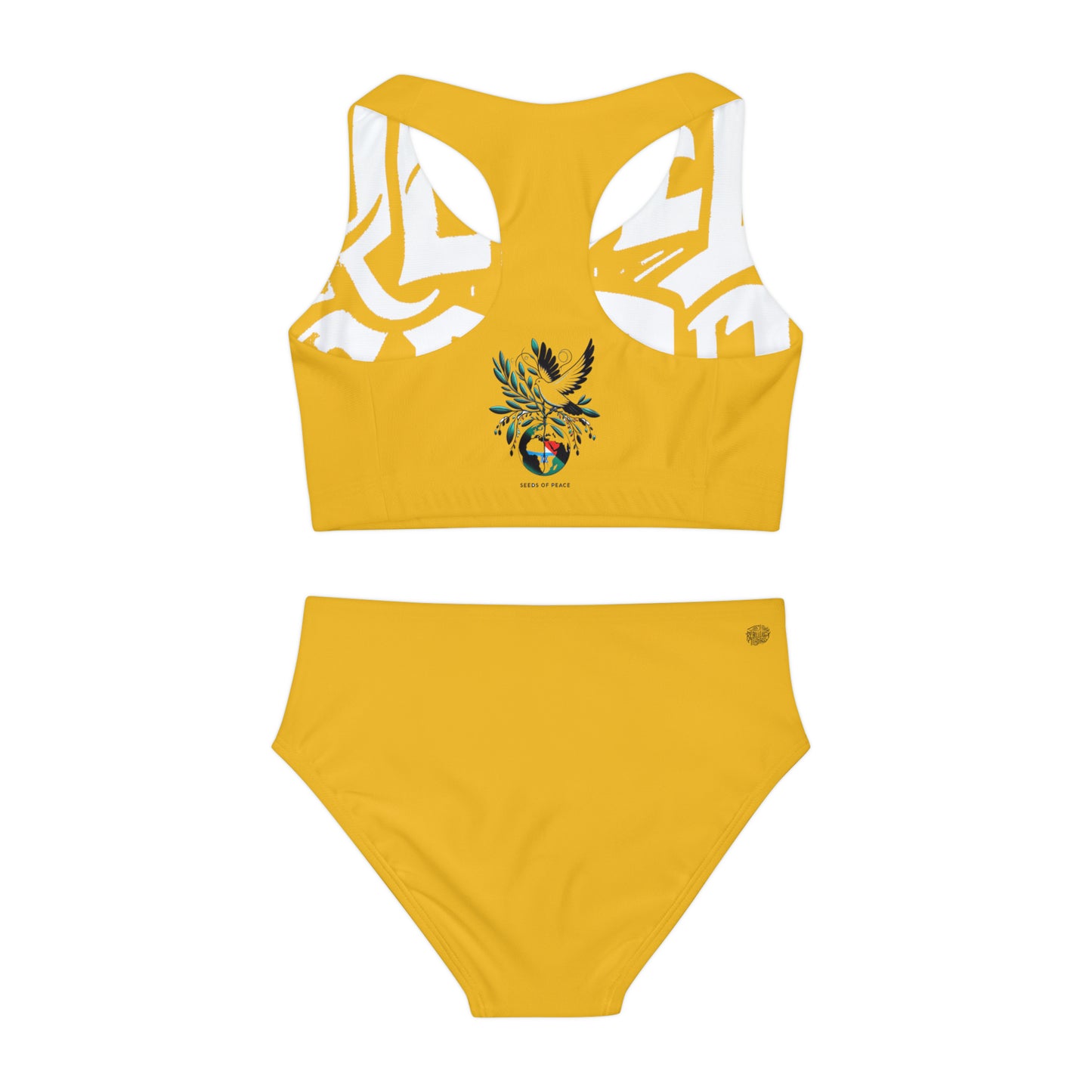 Rebellious-Kids Seeds Of Peace Two Piece Swimsuit