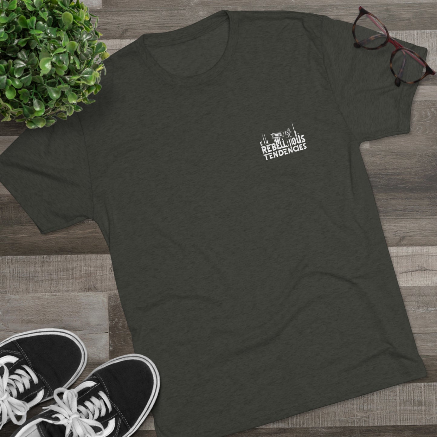 Non-Conformist Talking Head Face Tee | Comfortable Tri-Blend T-Shirt