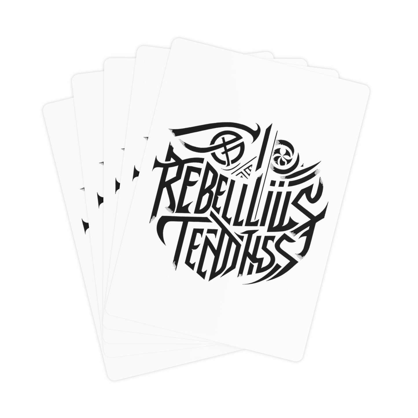 Rebellious Tendencies Poker Cards