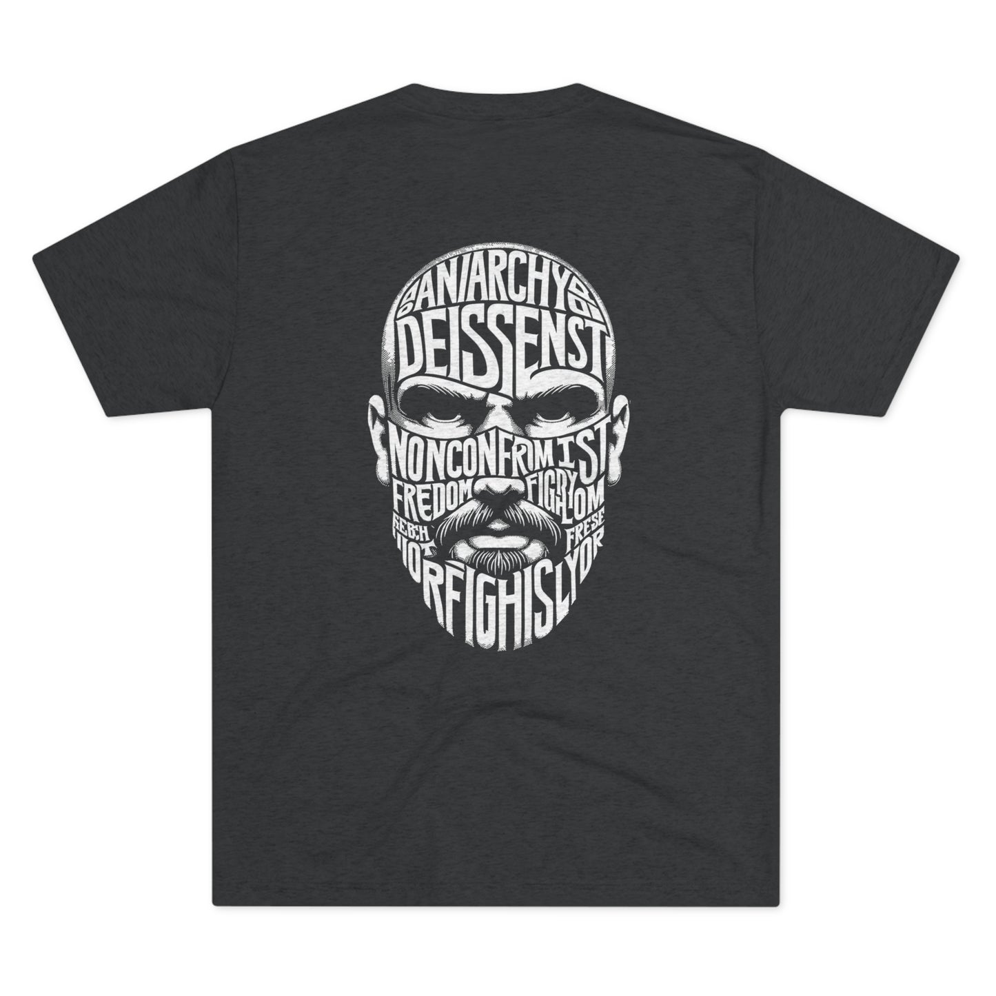 Non-Conformist Talking Head Face Tee | Comfortable Tri-Blend T-Shirt