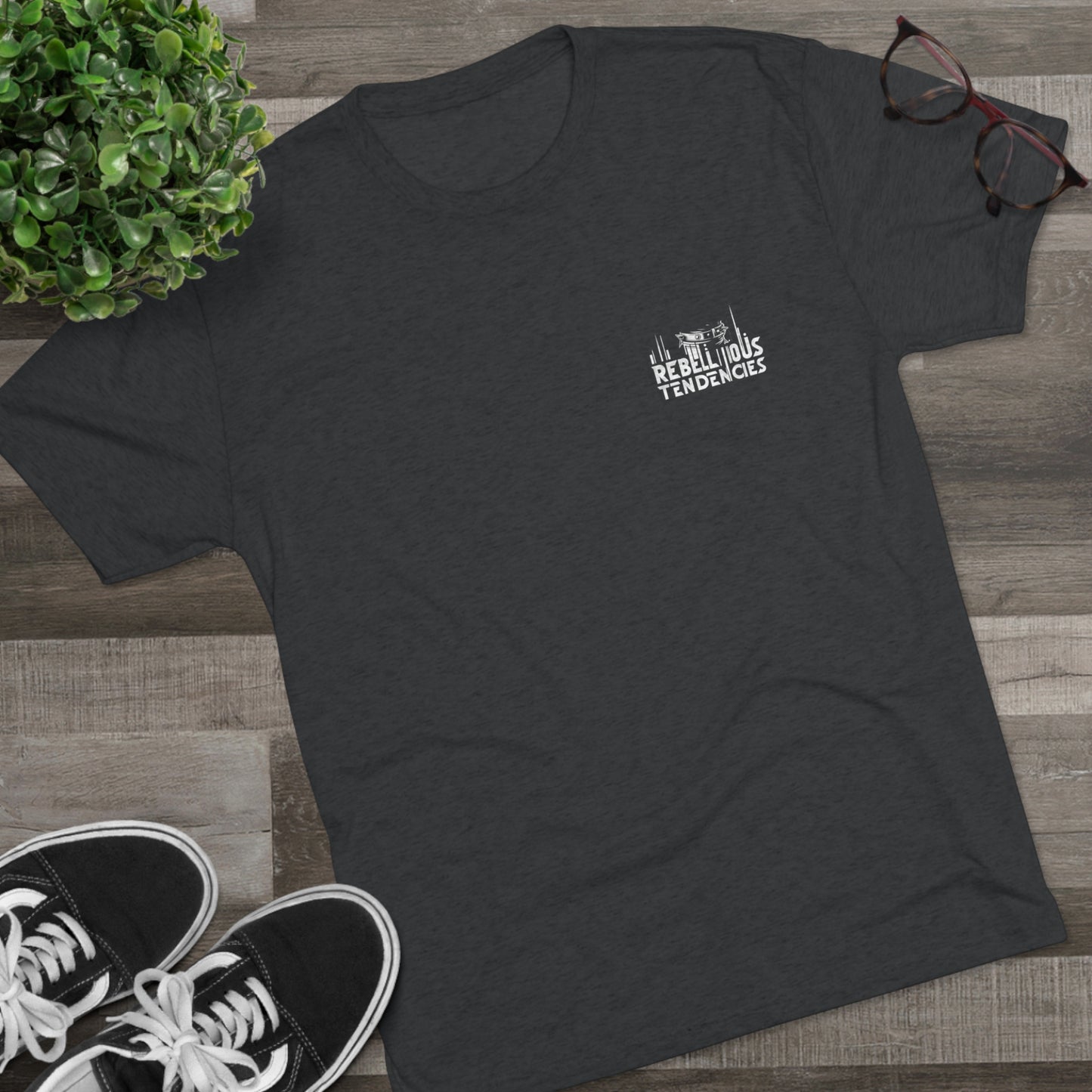 Non-Conformist Talking Head Face Tee | Comfortable Tri-Blend T-Shirt