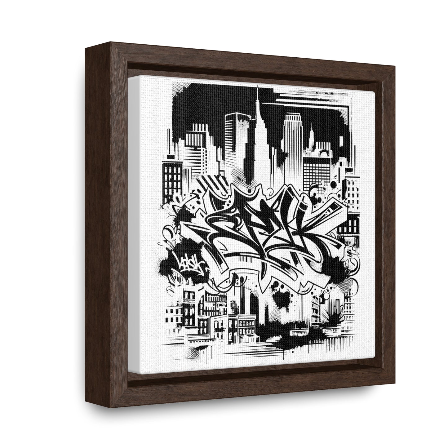 Graphtti Gallery Canvas Wraps, Square Frame