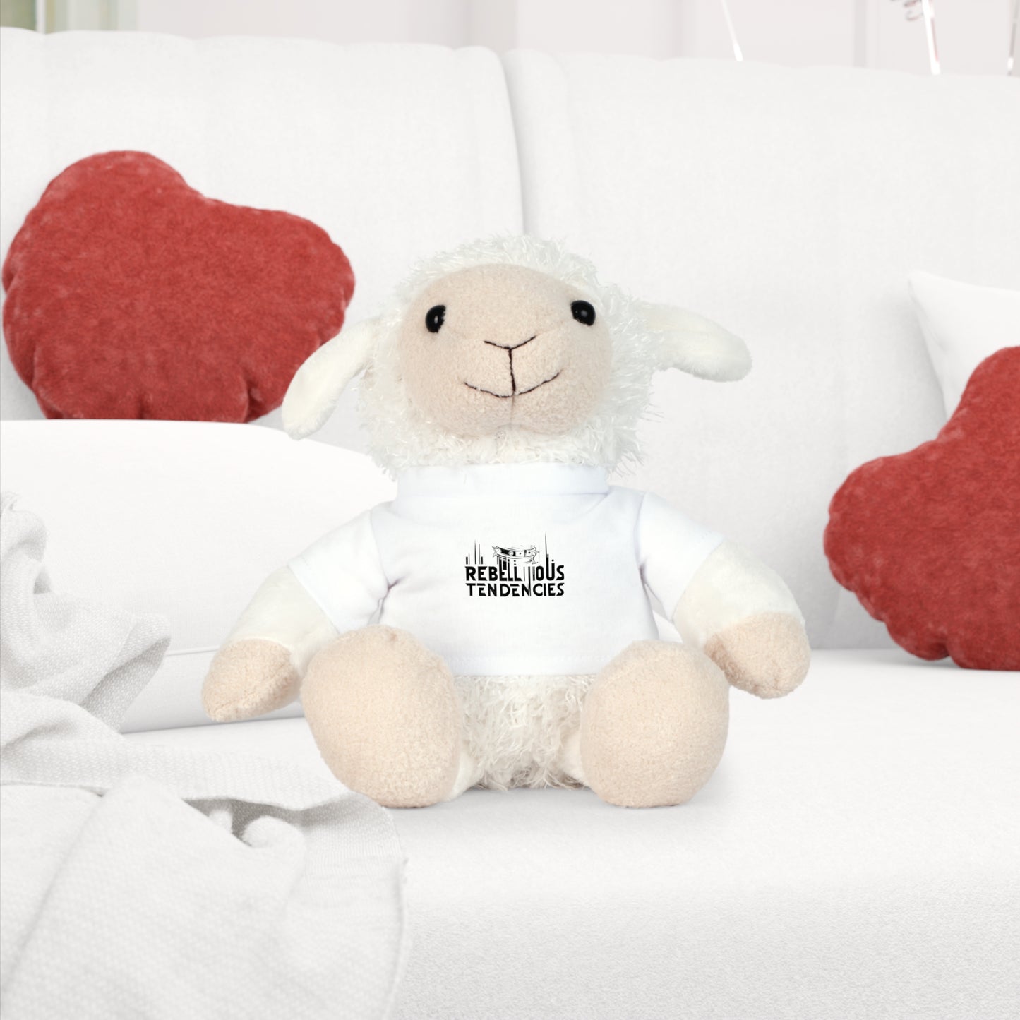 Urban Street Art Plush Toy with T-Shirt | Edgy, Soft, and Personalized