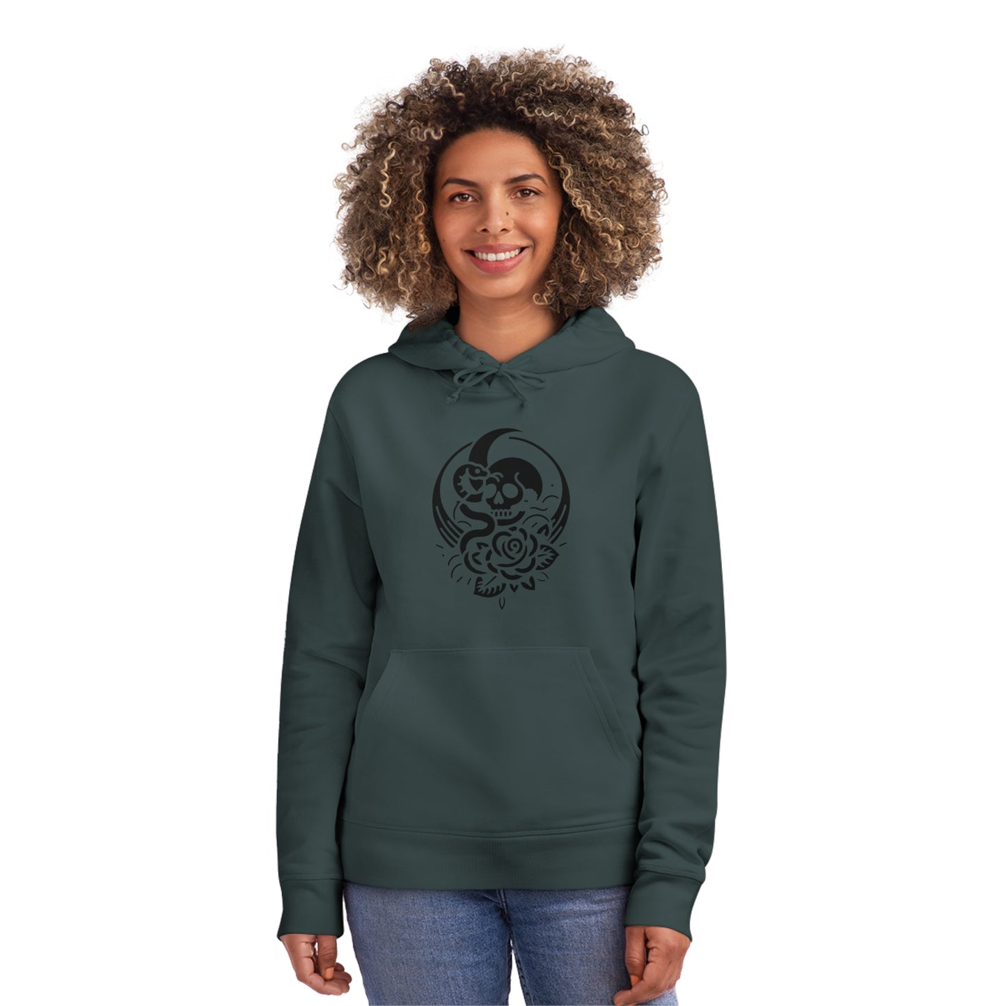 Eco-Rebe Skull Unisex Drummer Hoodie