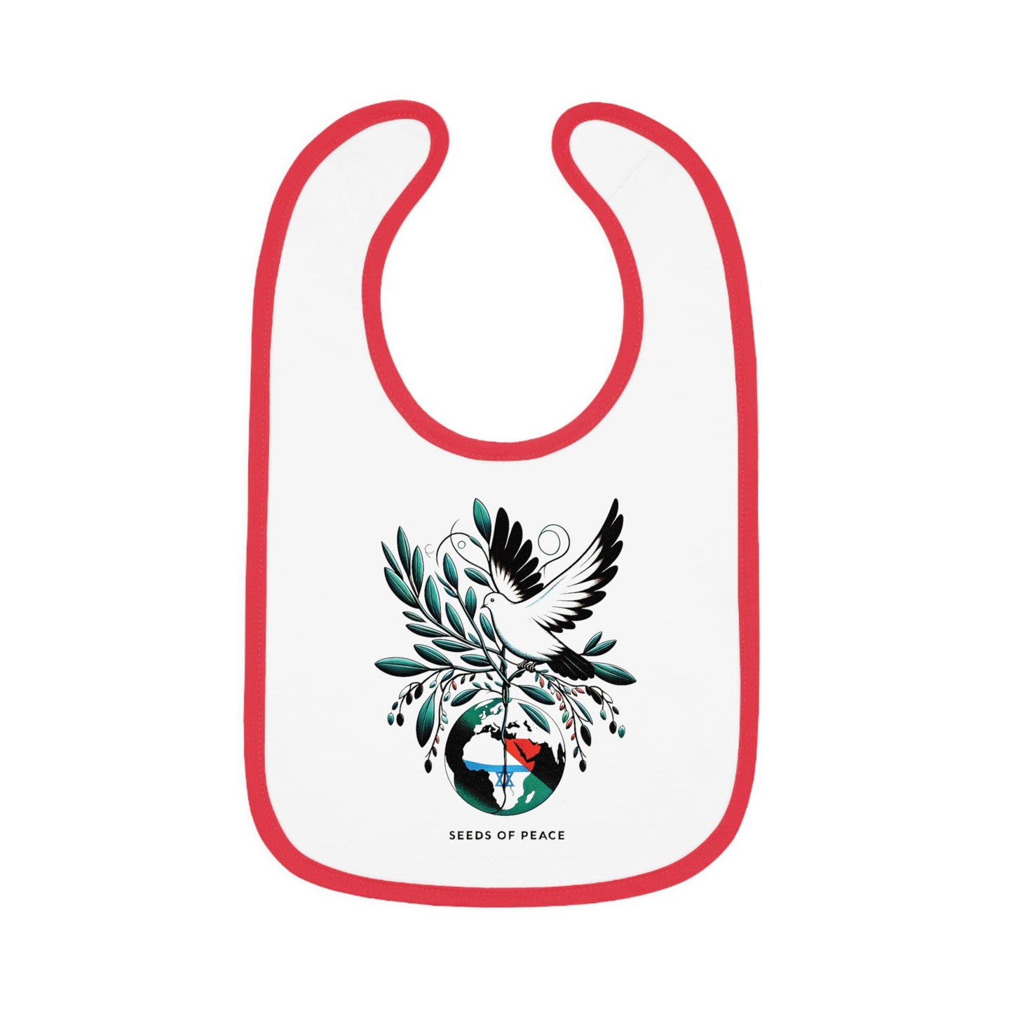 Rebellious-Baby Seeds Of Peace Bib