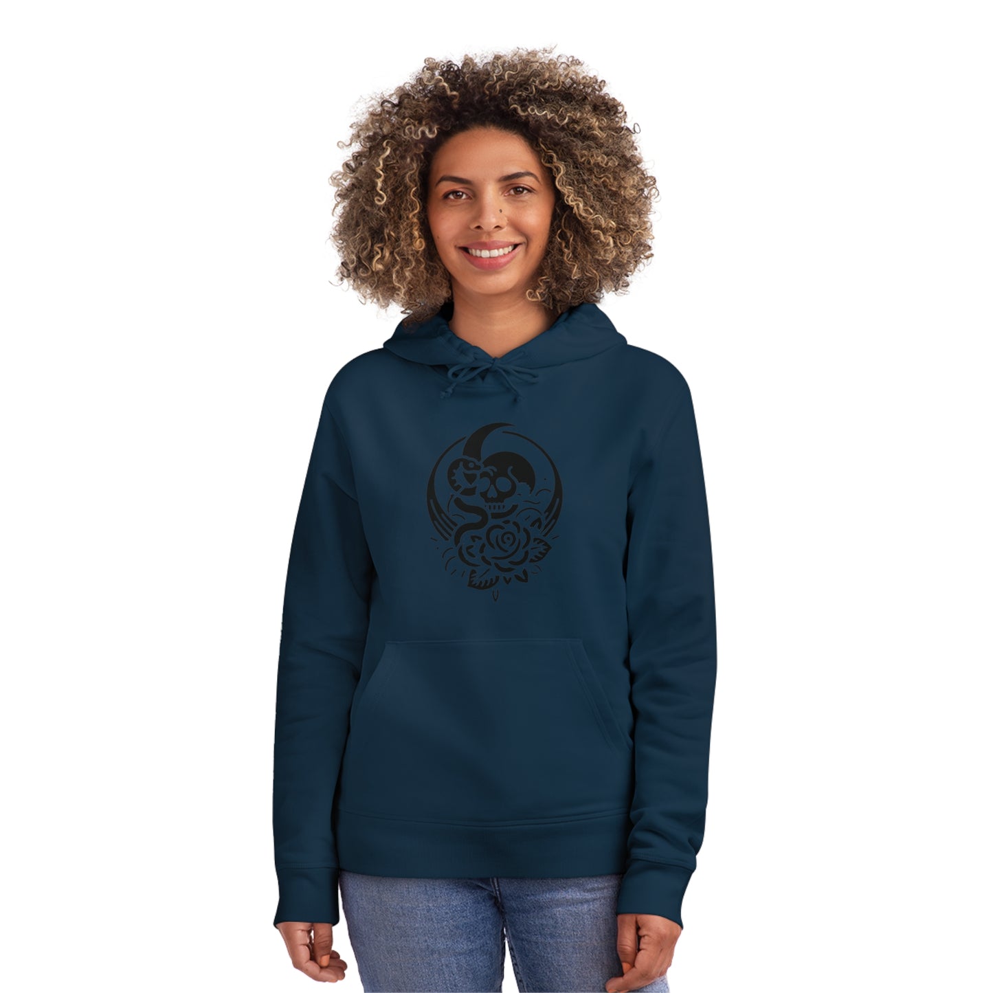 Eco-Rebe Skull Unisex Drummer Hoodie