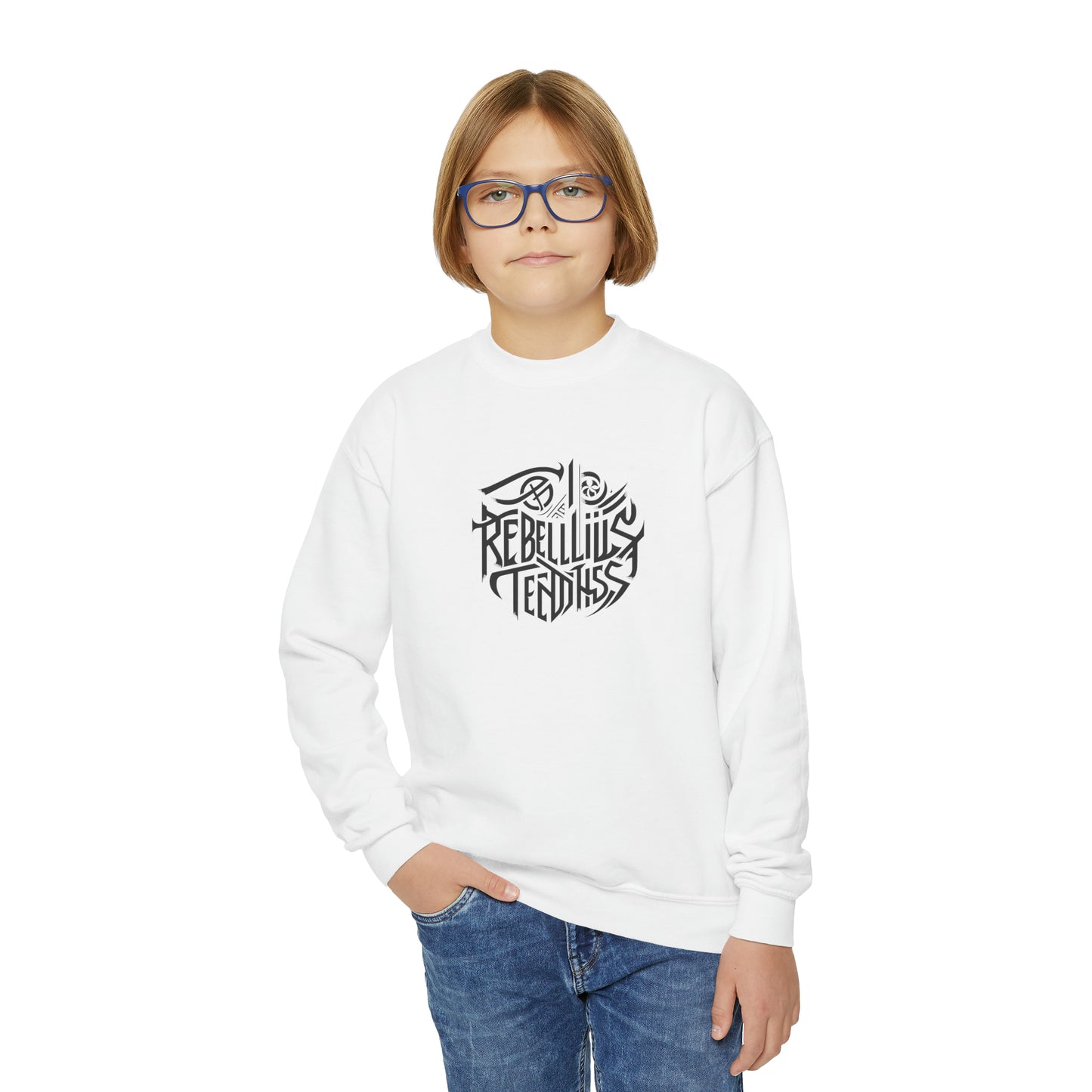 Rebellious-kids Crewneck Sweatshirt