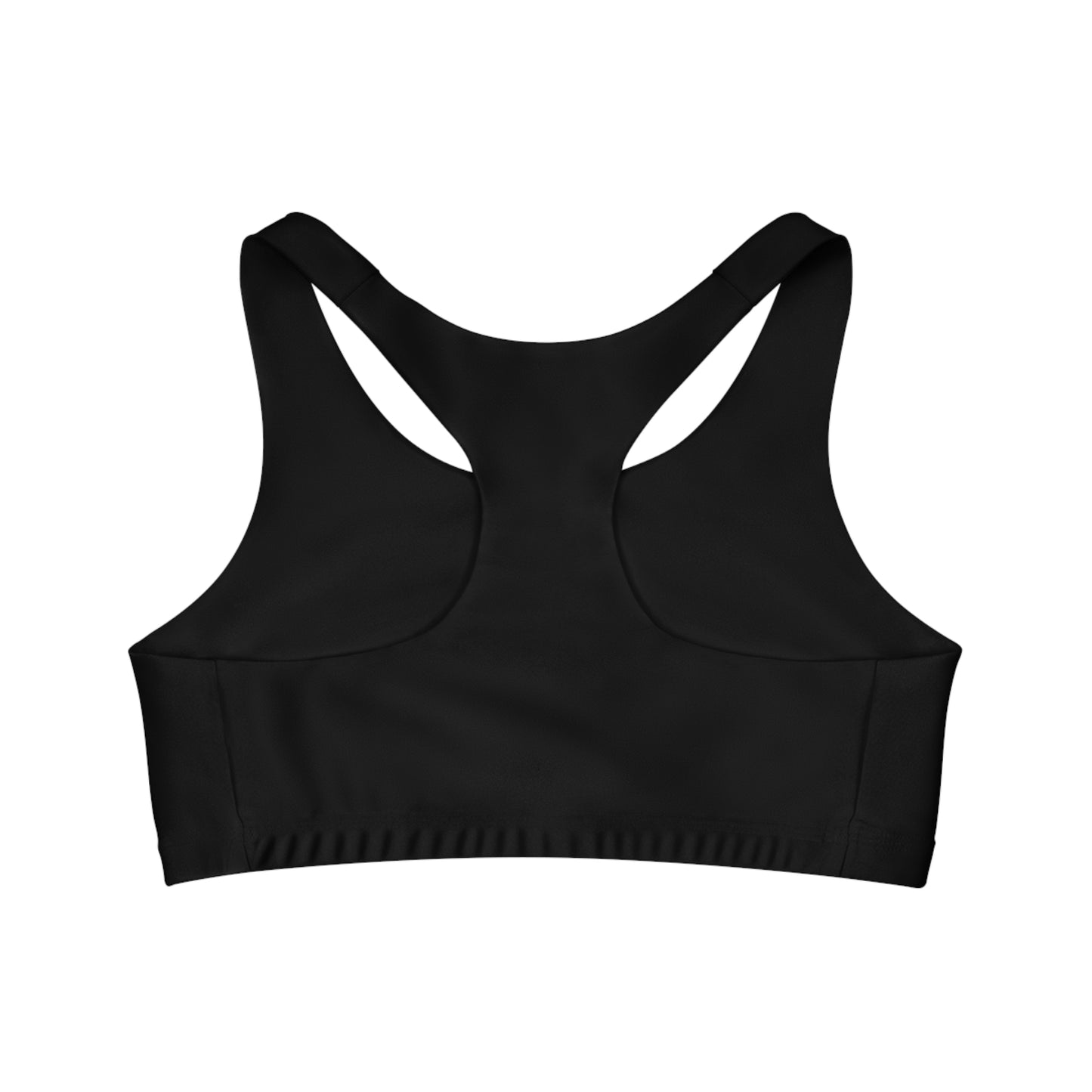 Rebellious-Sportswear Seamless Sports Bra (Black)