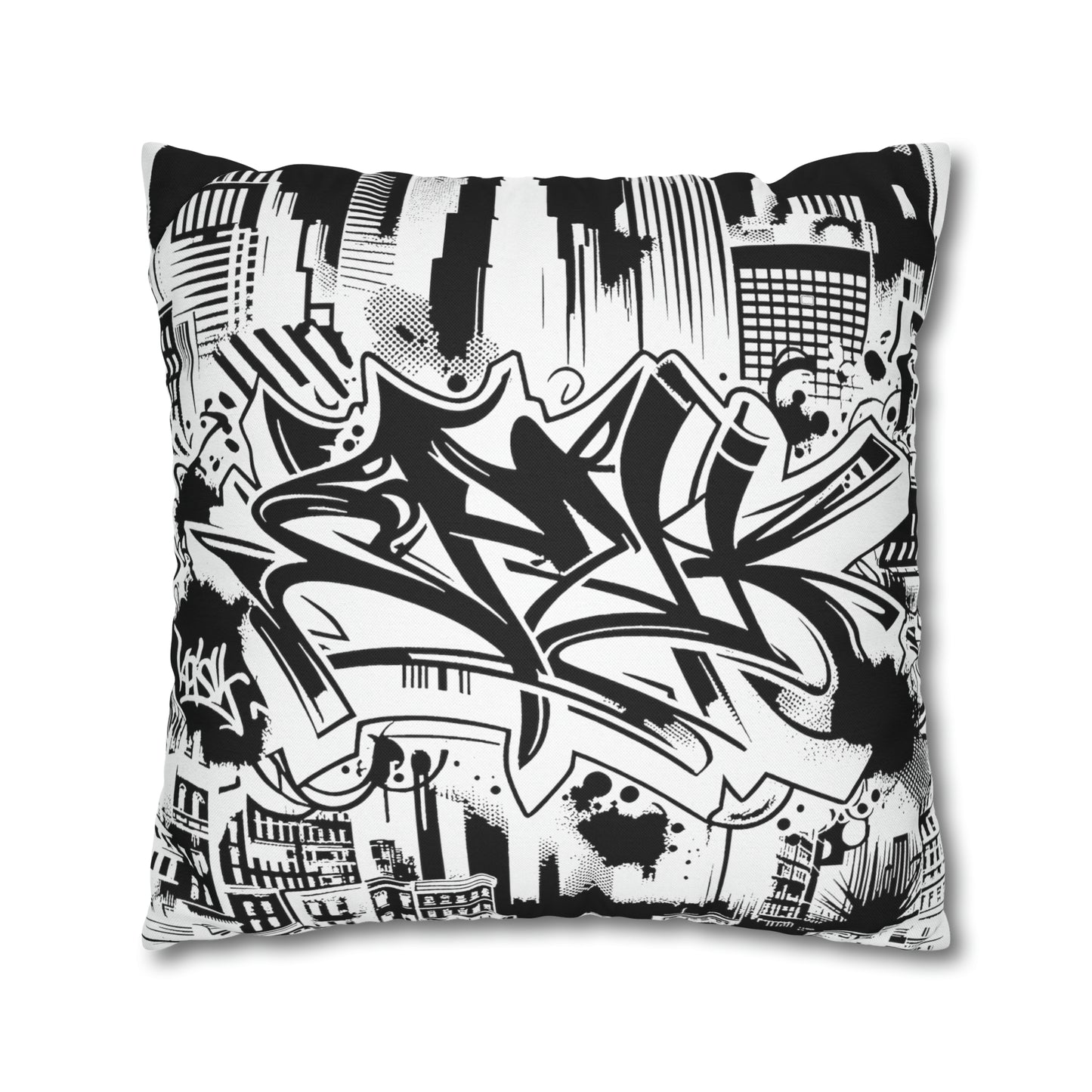 Rebel-Graffiti Square Pillow Case