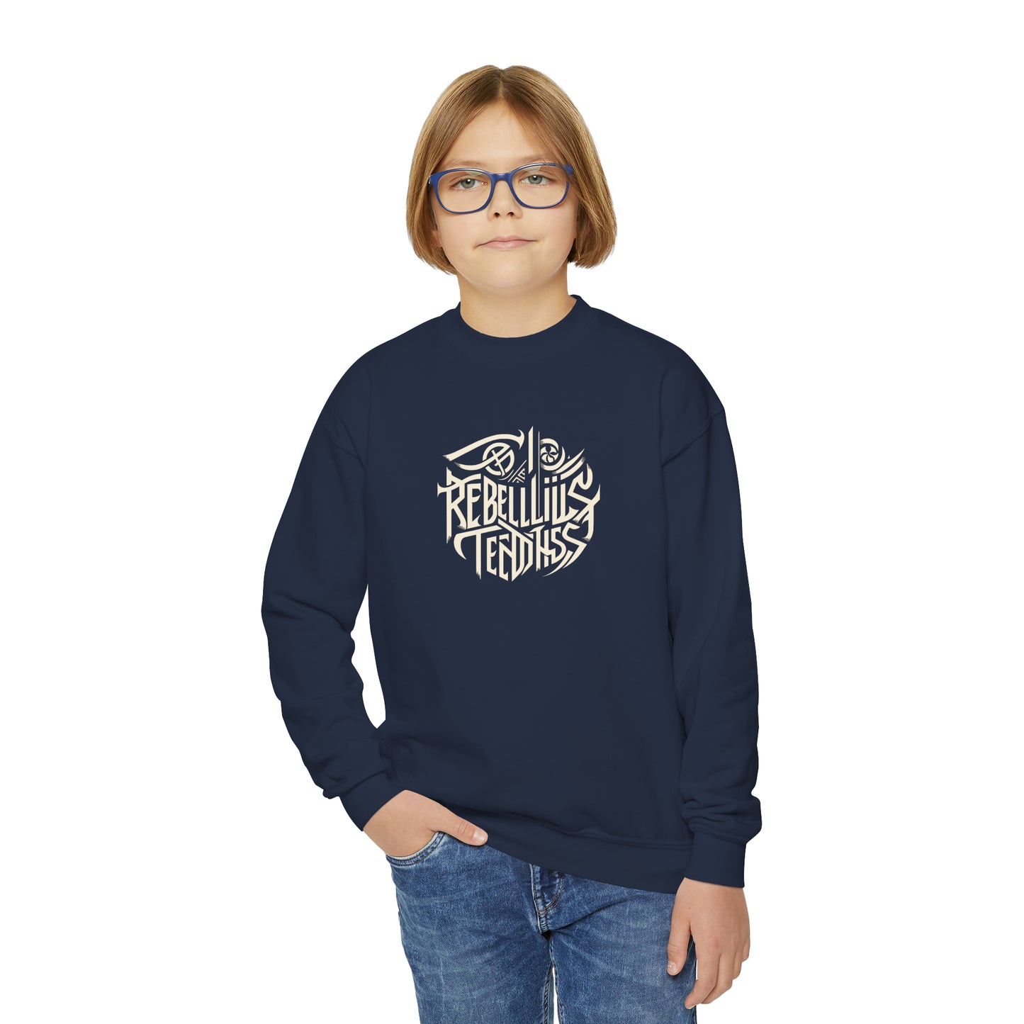 Rebellious-kids Crewneck Sweatshirt