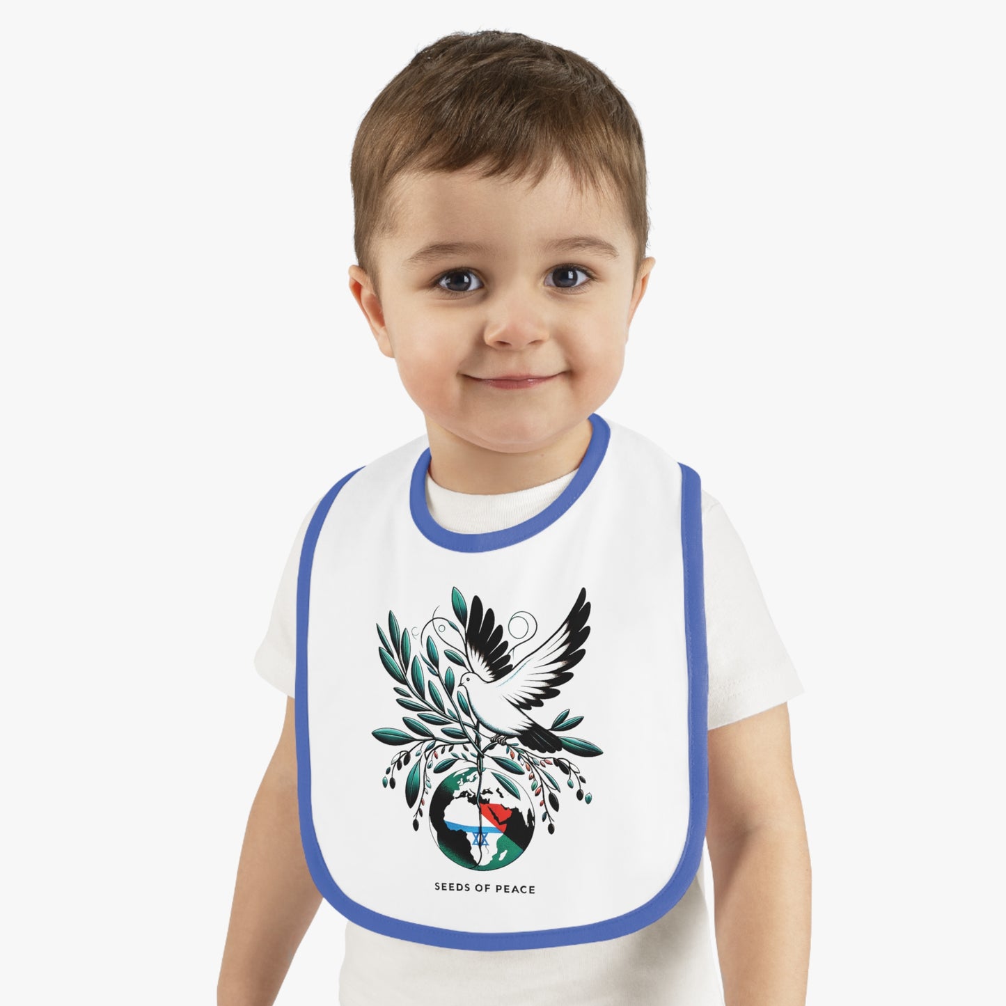 Rebellious-Baby Seeds Of Peace Bib