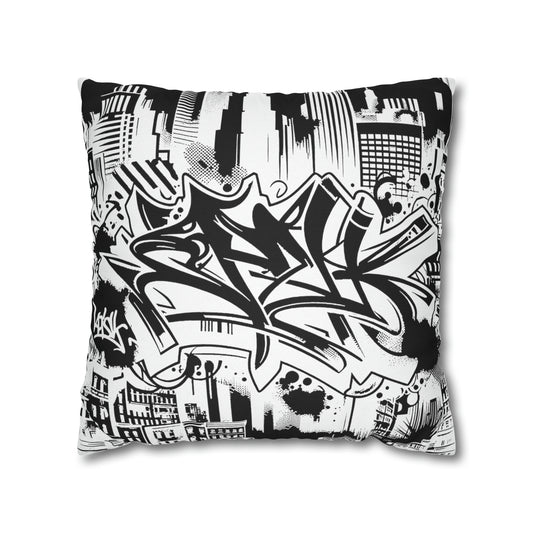 Rebel-Graffiti Square Pillow Case