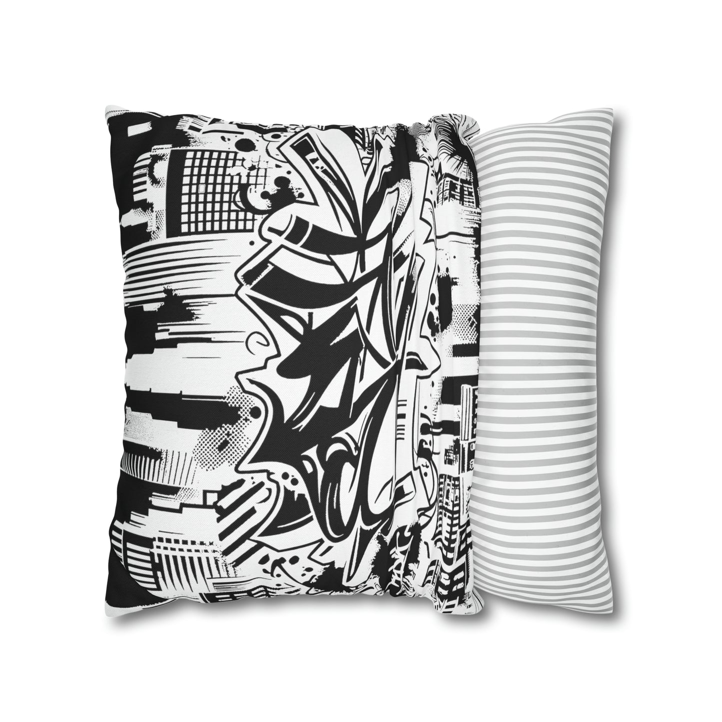 Rebel-Graffiti Square Pillow Case