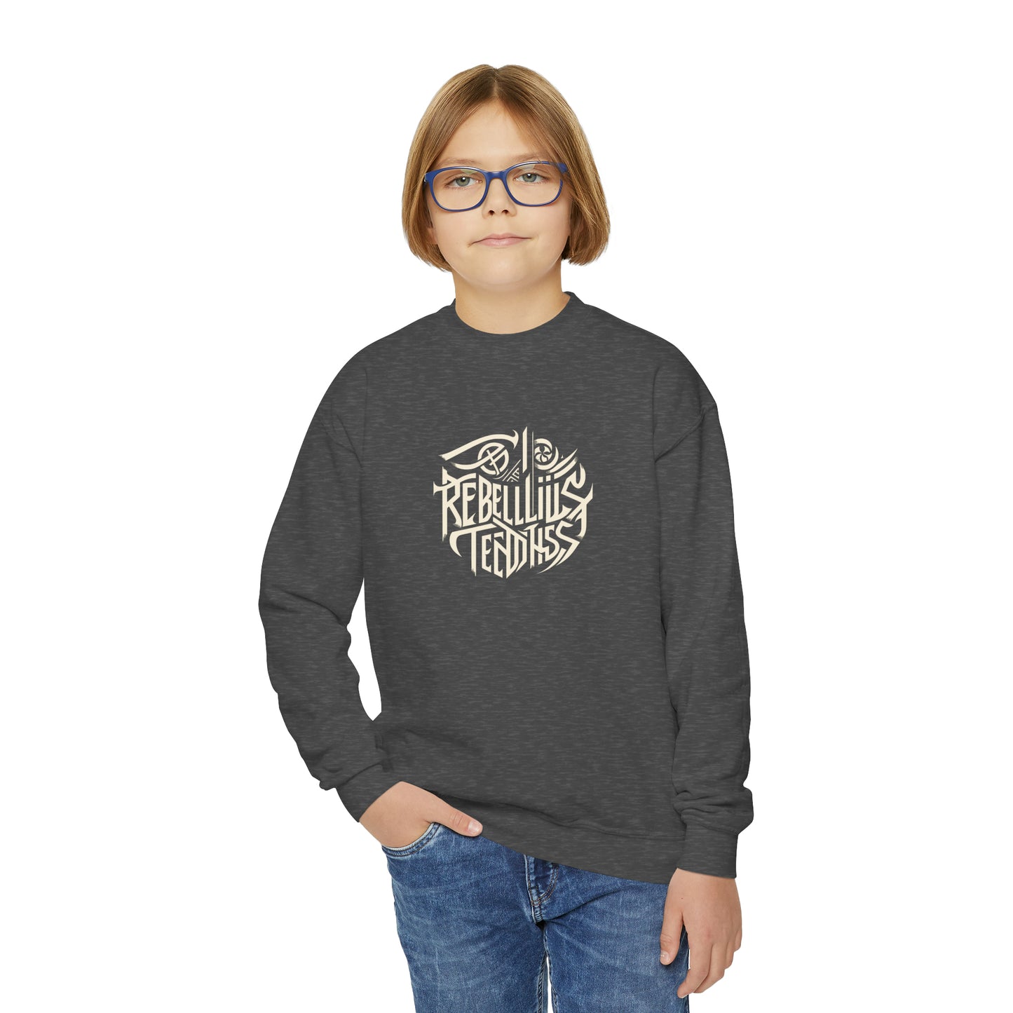 Rebellious-kids Crewneck Sweatshirt