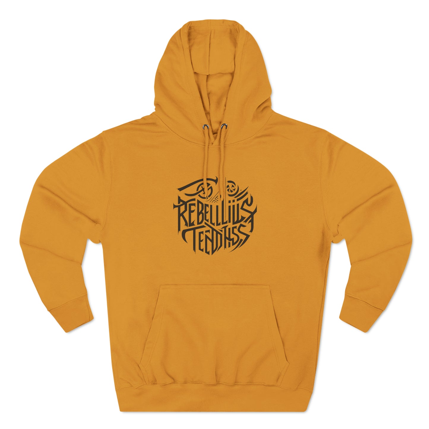 Rebellious Three-Panel Fleece Hoodie