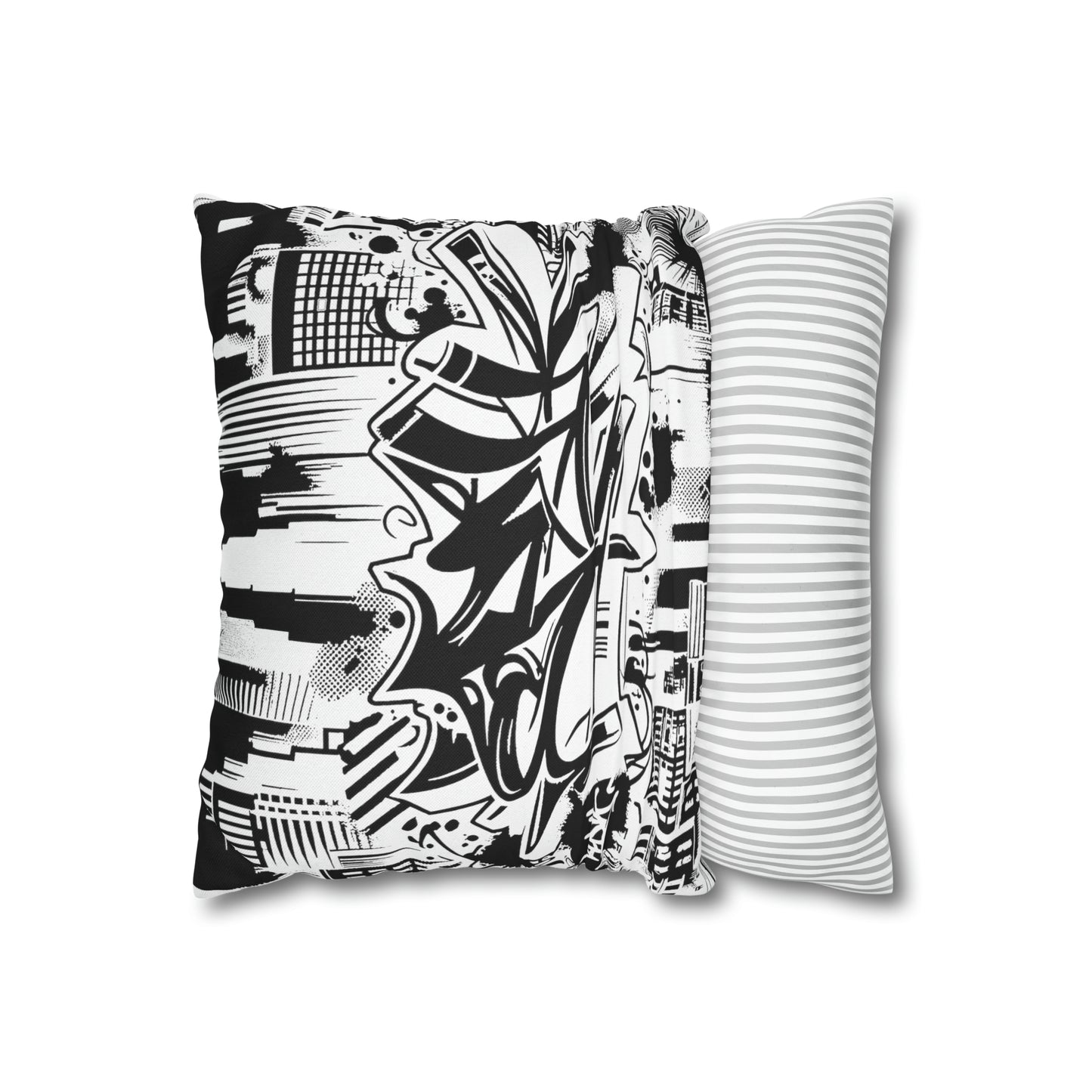 Rebel-Graffiti Square Pillow Case