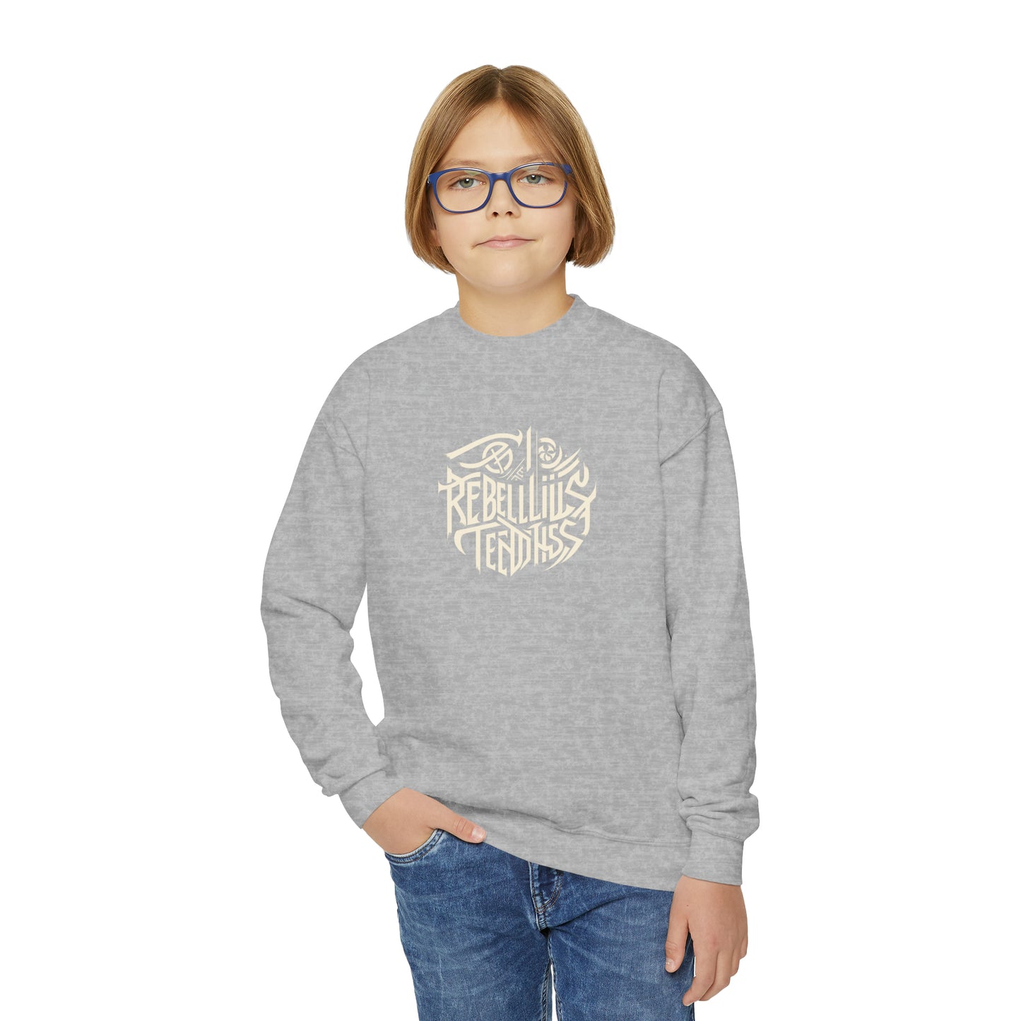 Rebellious-kids Crewneck Sweatshirt