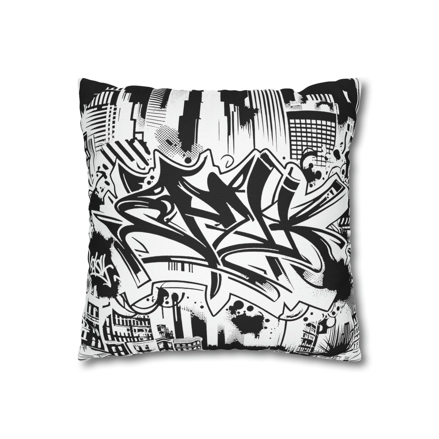 Rebel-Graffiti Square Pillow Case