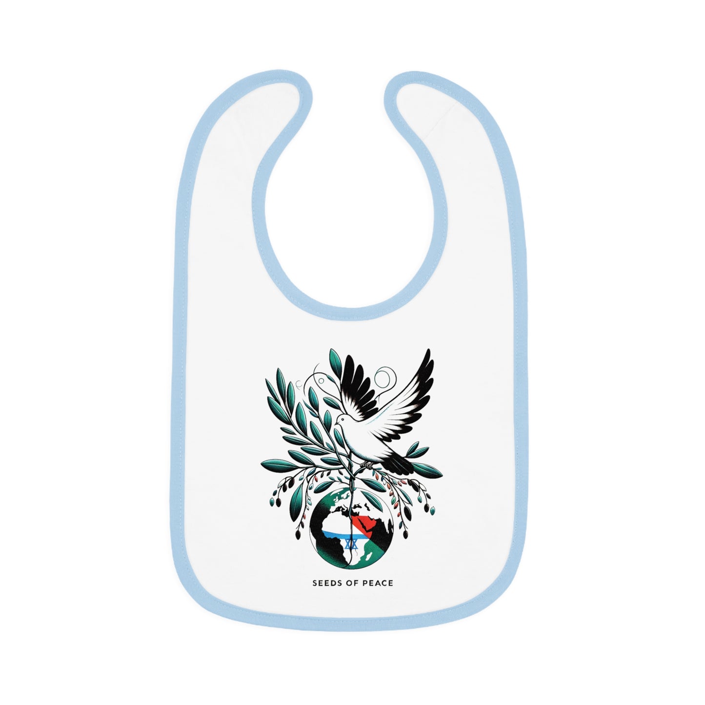 Rebellious-Baby Seeds Of Peace Bib