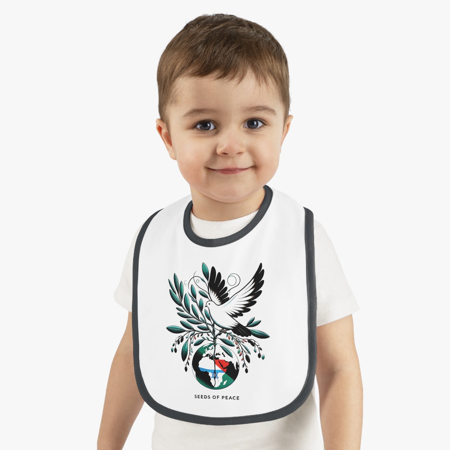 Rebellious-Baby Seeds Of Peace Bib