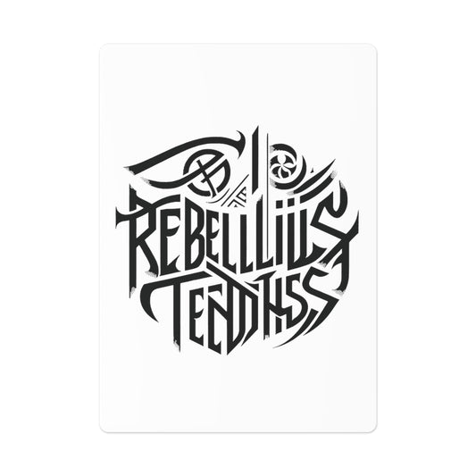 Rebellious Tendencies Poker Cards