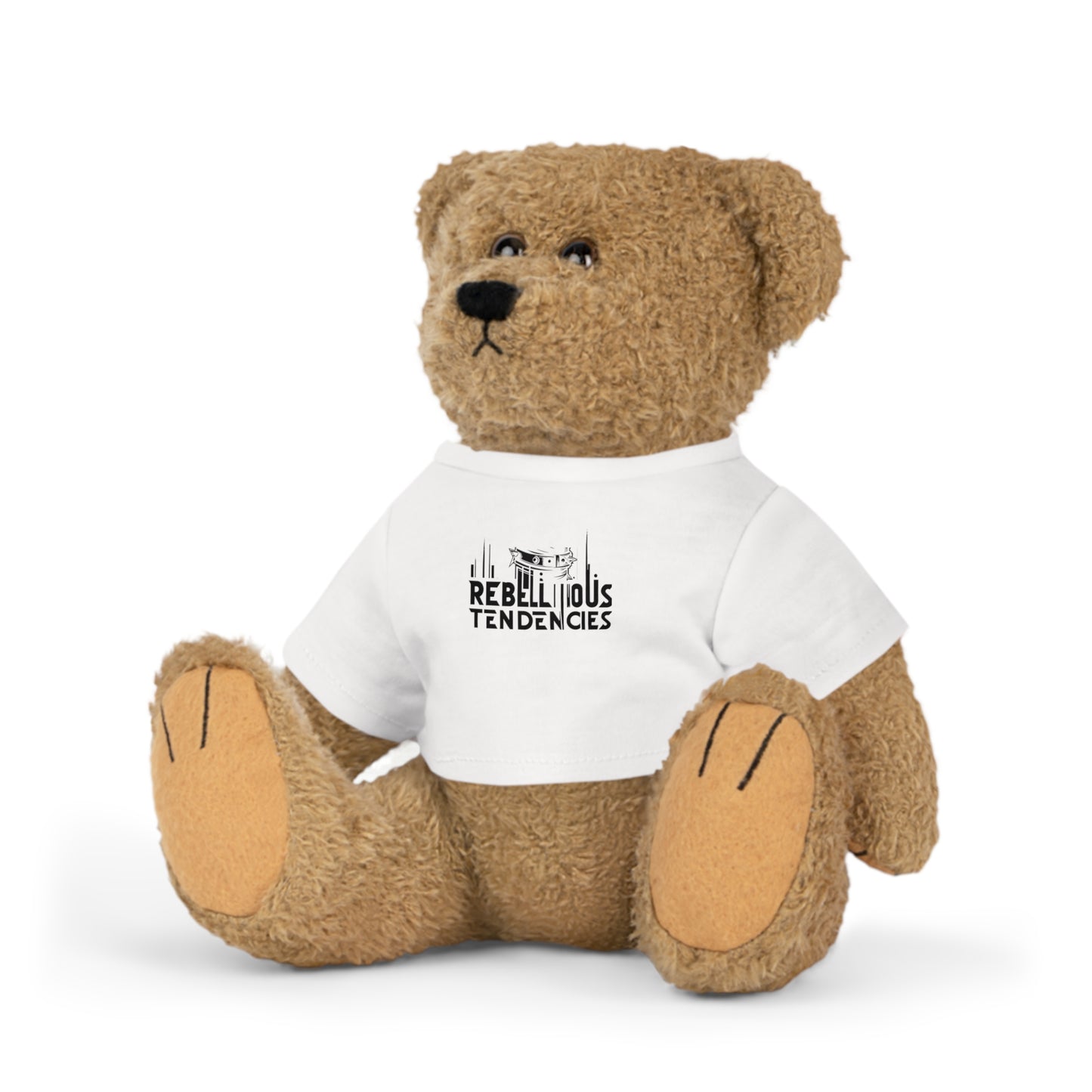 Urban Street Art Plush Toy with T-Shirt | Edgy, Soft, and Personalized