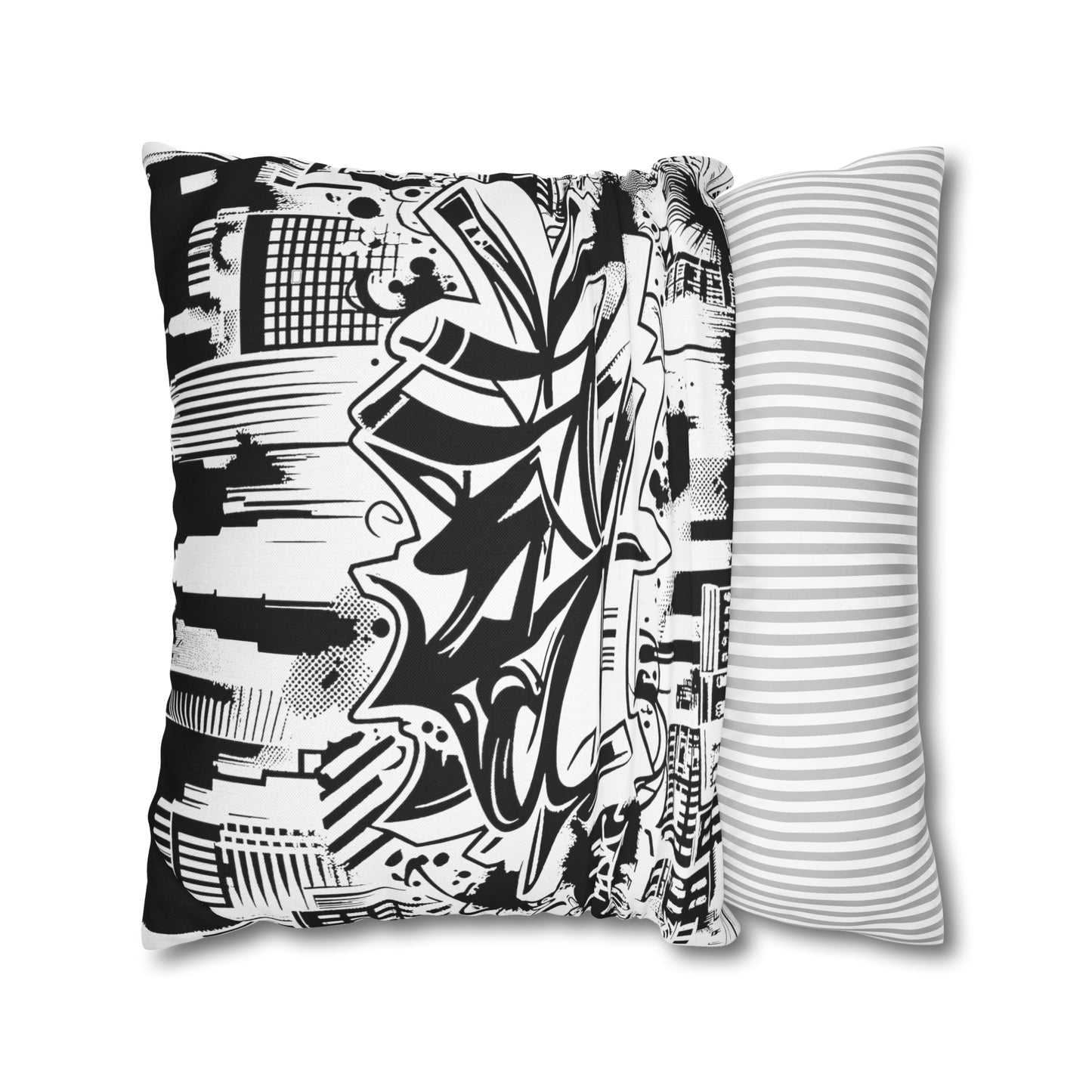 Rebel-Graffiti Square Pillow Case