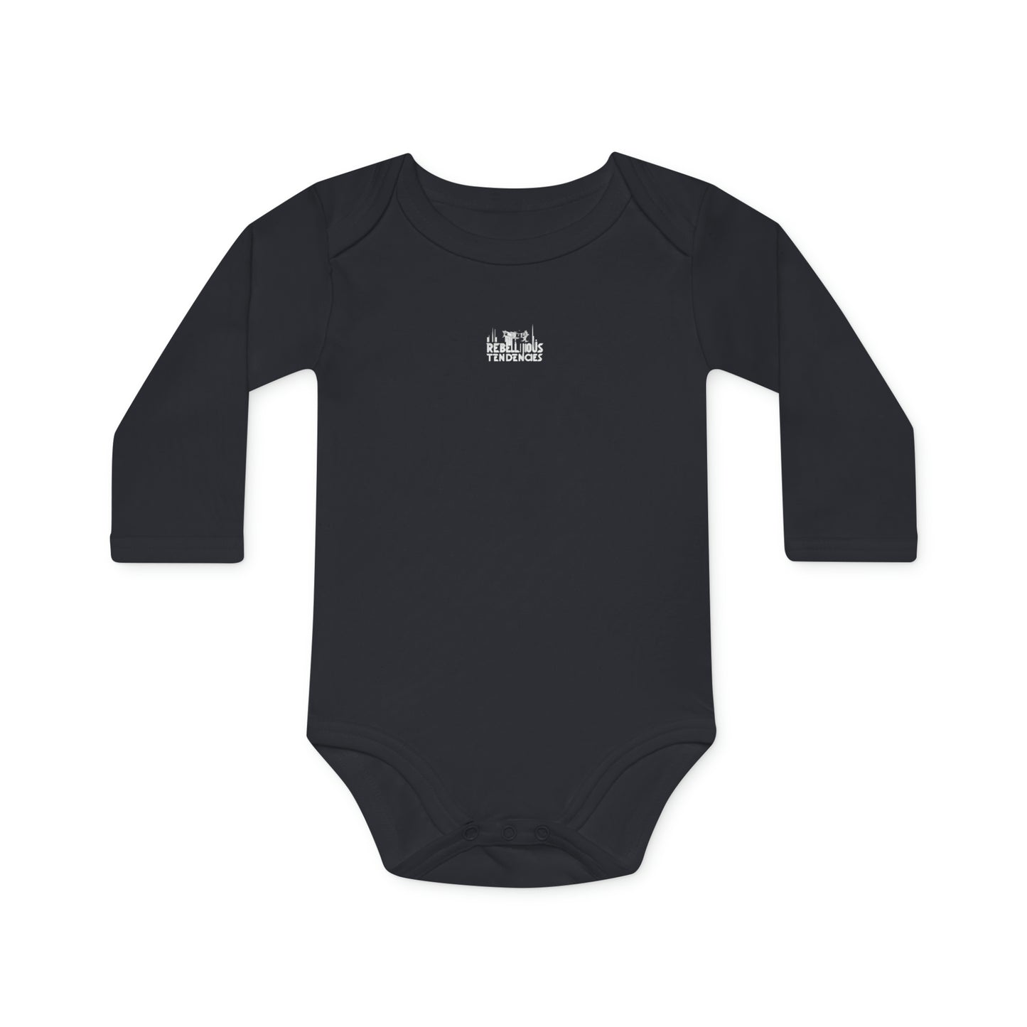 Tiny Rebel Whimsy Hug Baby Long-Sleeve Organic Bodysuit