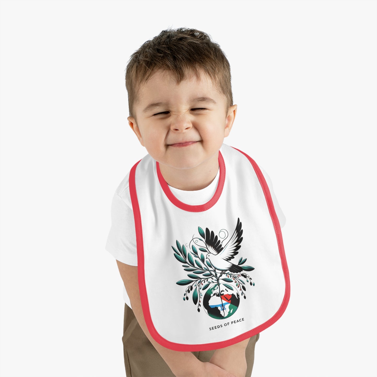 Rebellious-Baby Seeds Of Peace Bib