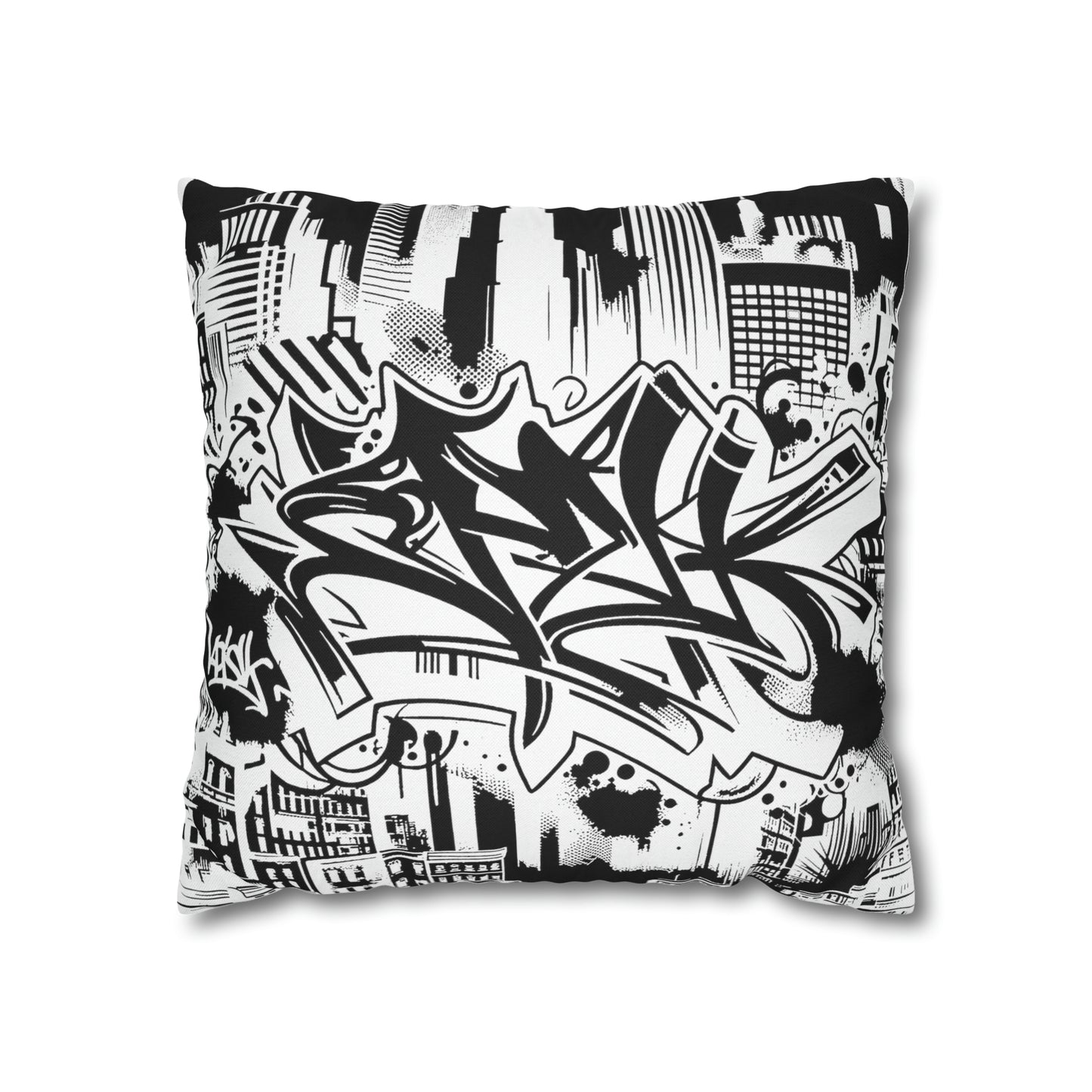 Rebel-Graffiti Square Pillow Case