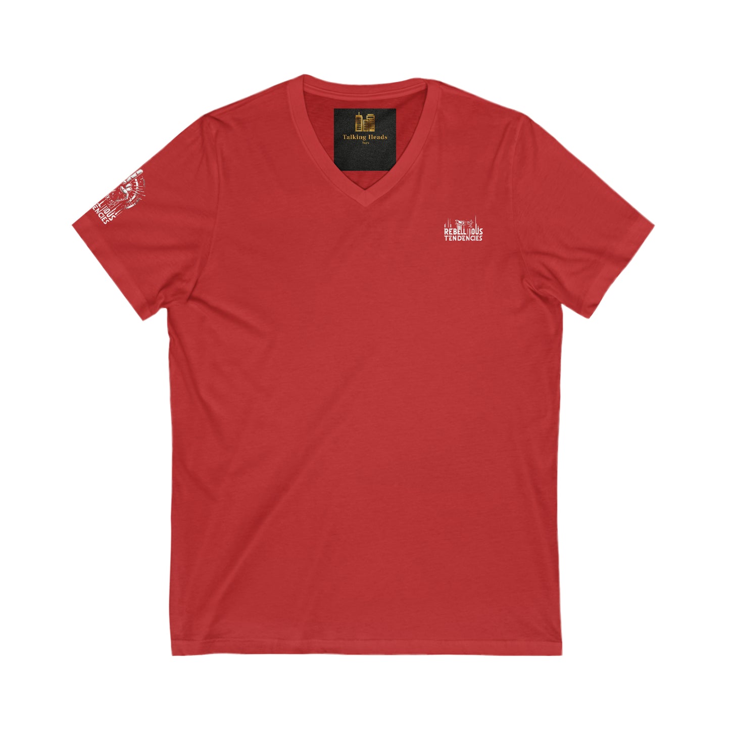 Reble-Finger-Tee Unisex V-Neck-Tee