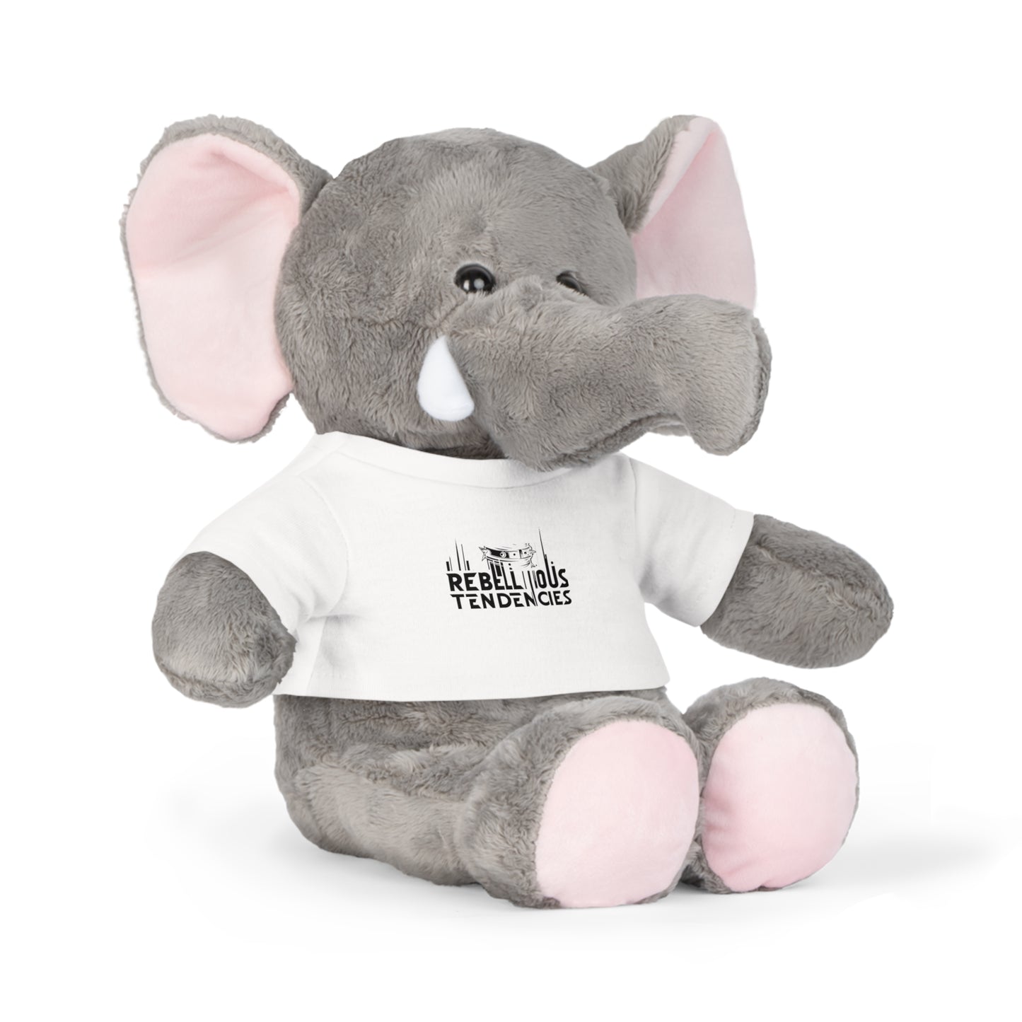 Urban Street Art Plush Toy with T-Shirt | Edgy, Soft, and Personalized