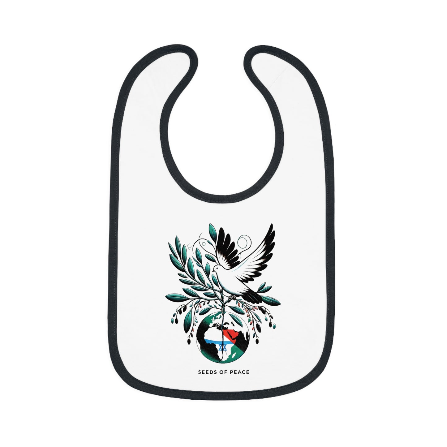 Rebellious-Baby Seeds Of Peace Bib