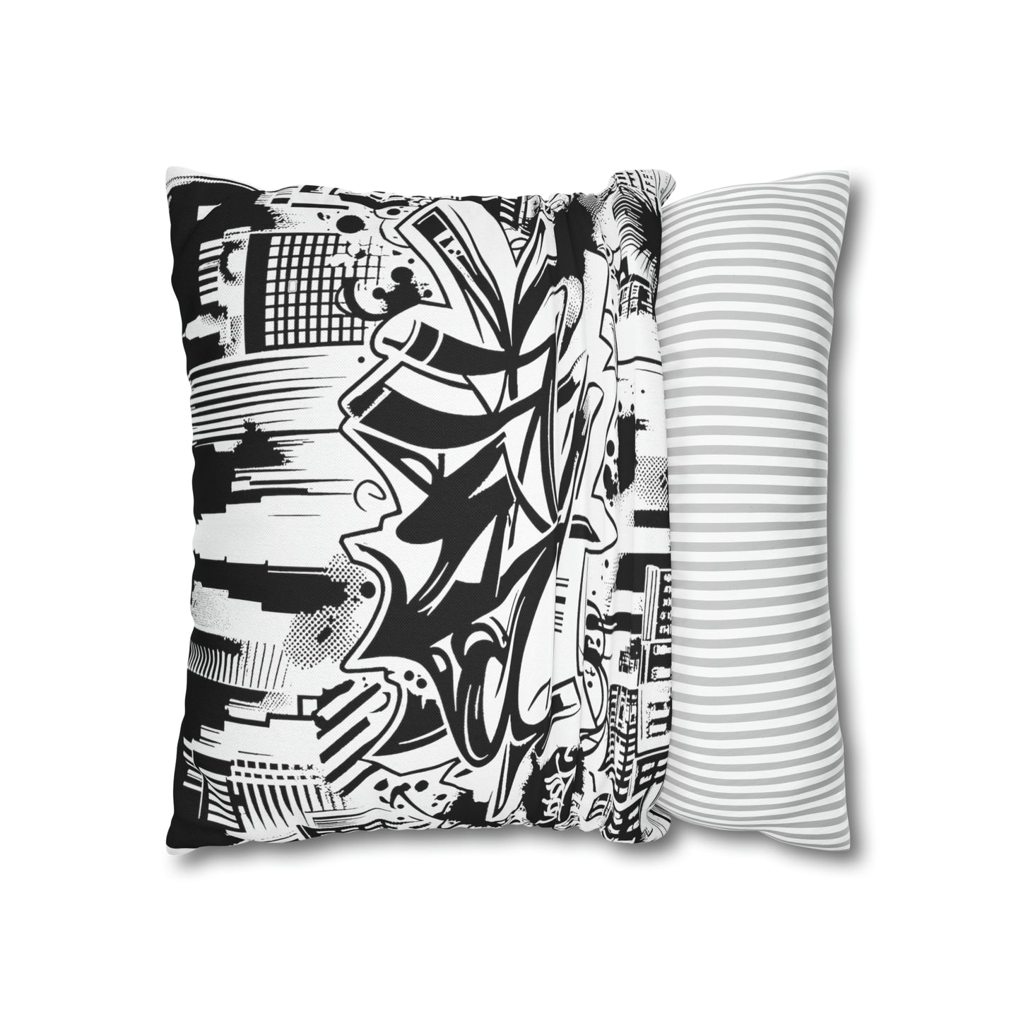 Rebel-Graffiti Square Pillow Case