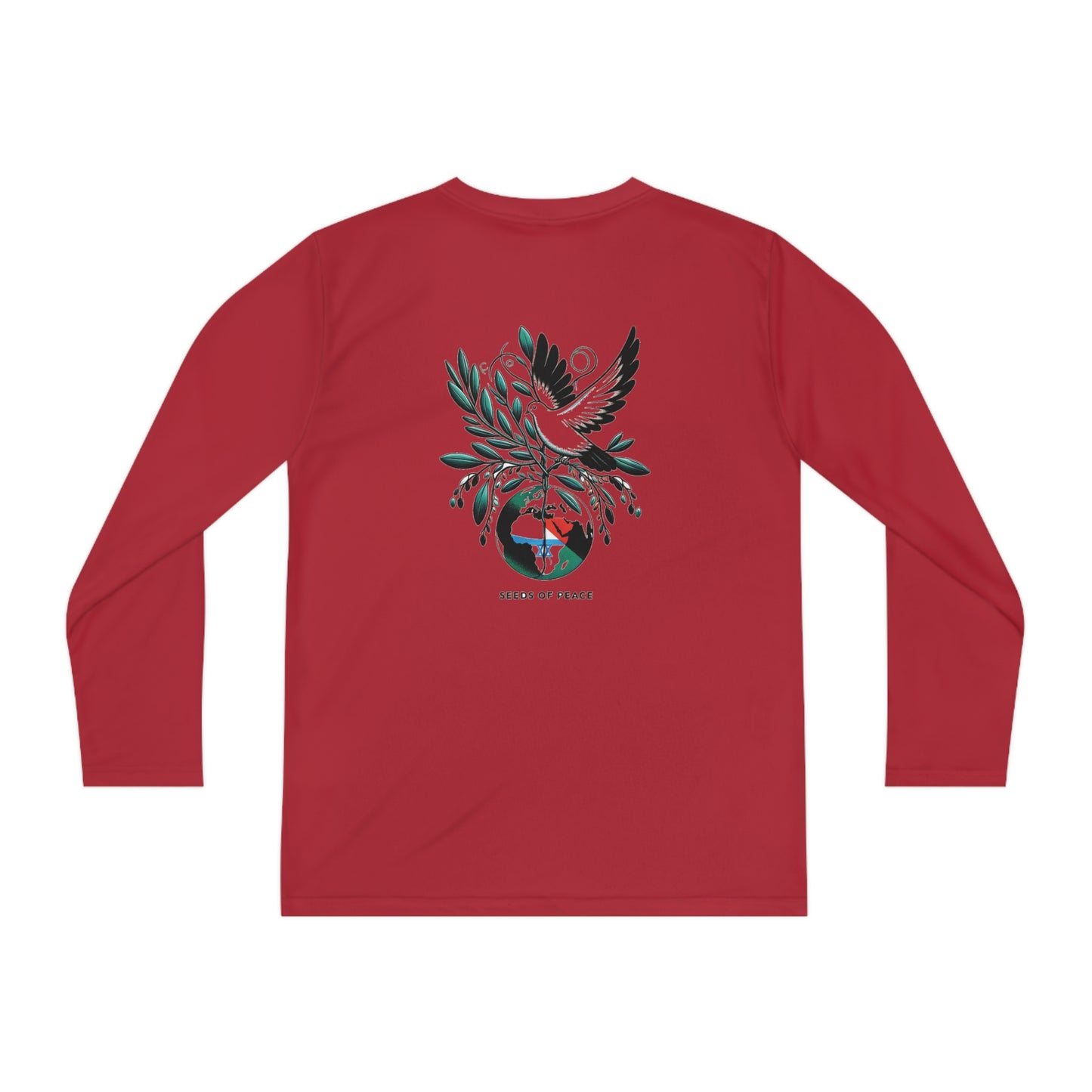 Rebellious-Kids Seeds Of Peace Youth Long Sleeve Competitor Tee