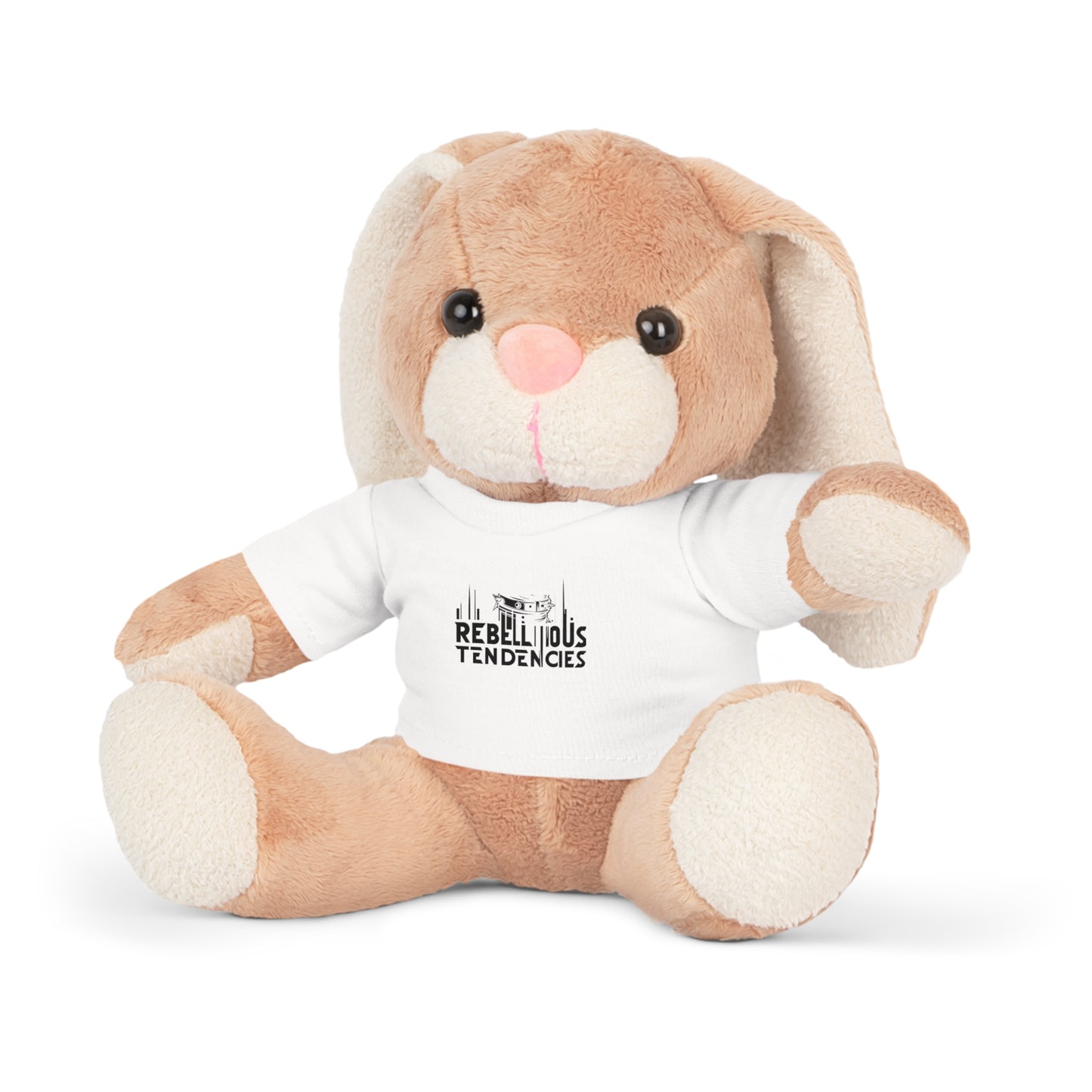 Urban Street Art Plush Toy with T-Shirt | Edgy, Soft, and Personalized