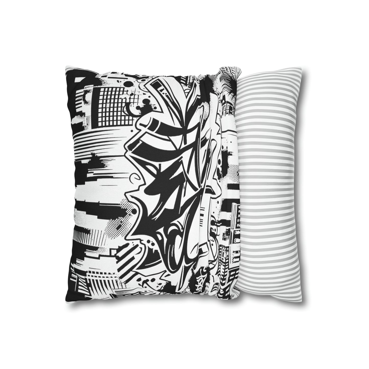 Rebel-Graffiti Square Pillow Case