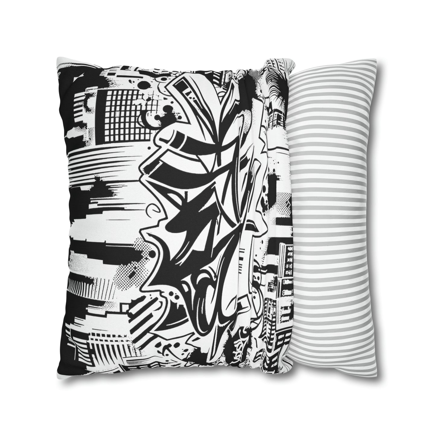 Rebel-Graffiti Square Pillow Case