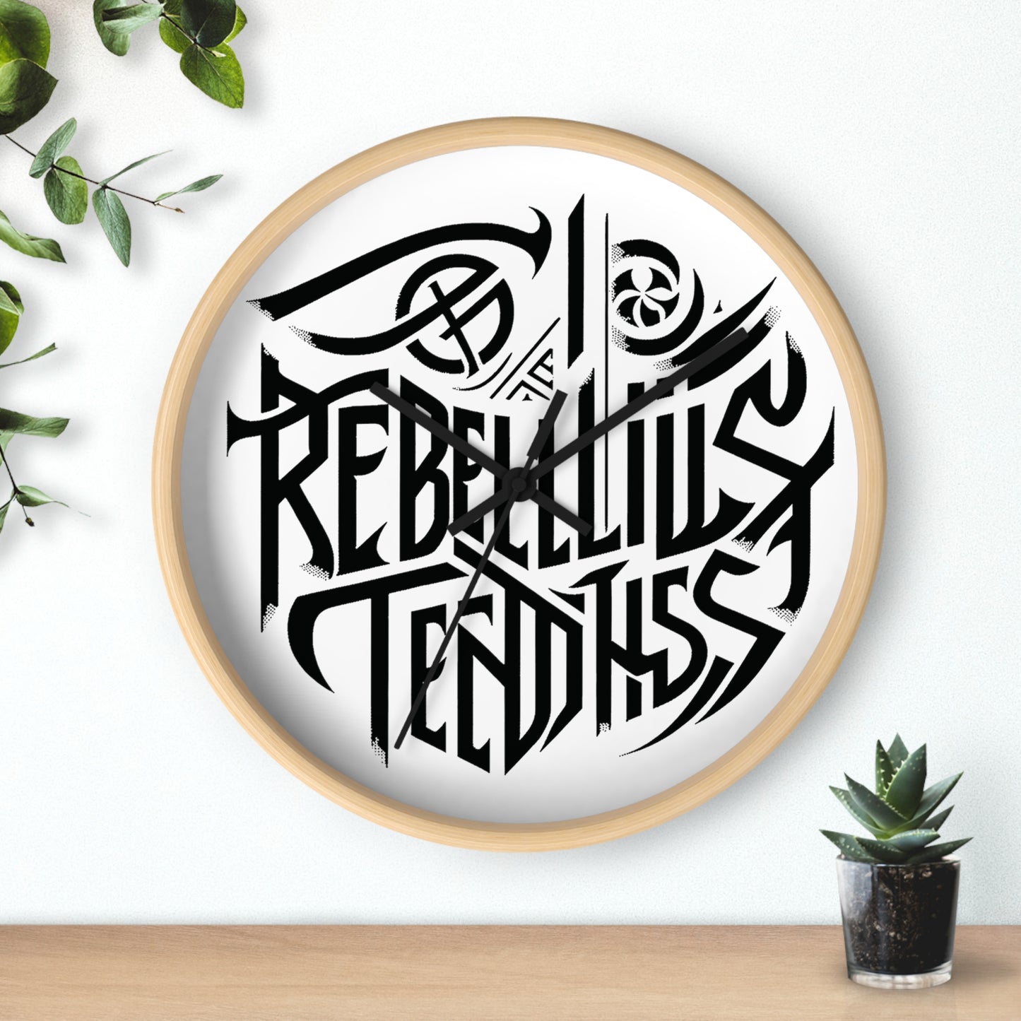 Rebellious Tendancies Wall Clock