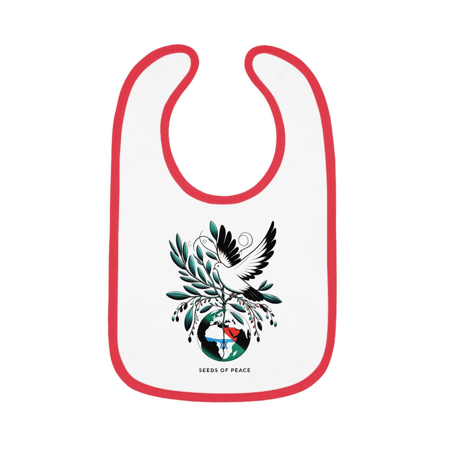 Rebellious-Baby Seeds Of Peace Bib