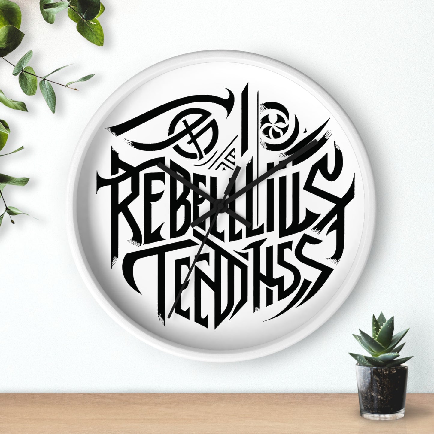 Rebellious Tendancies Wall Clock