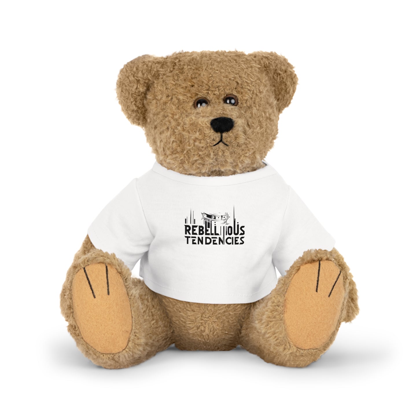 Urban Street Art Plush Toy with T-Shirt | Edgy, Soft, and Personalized