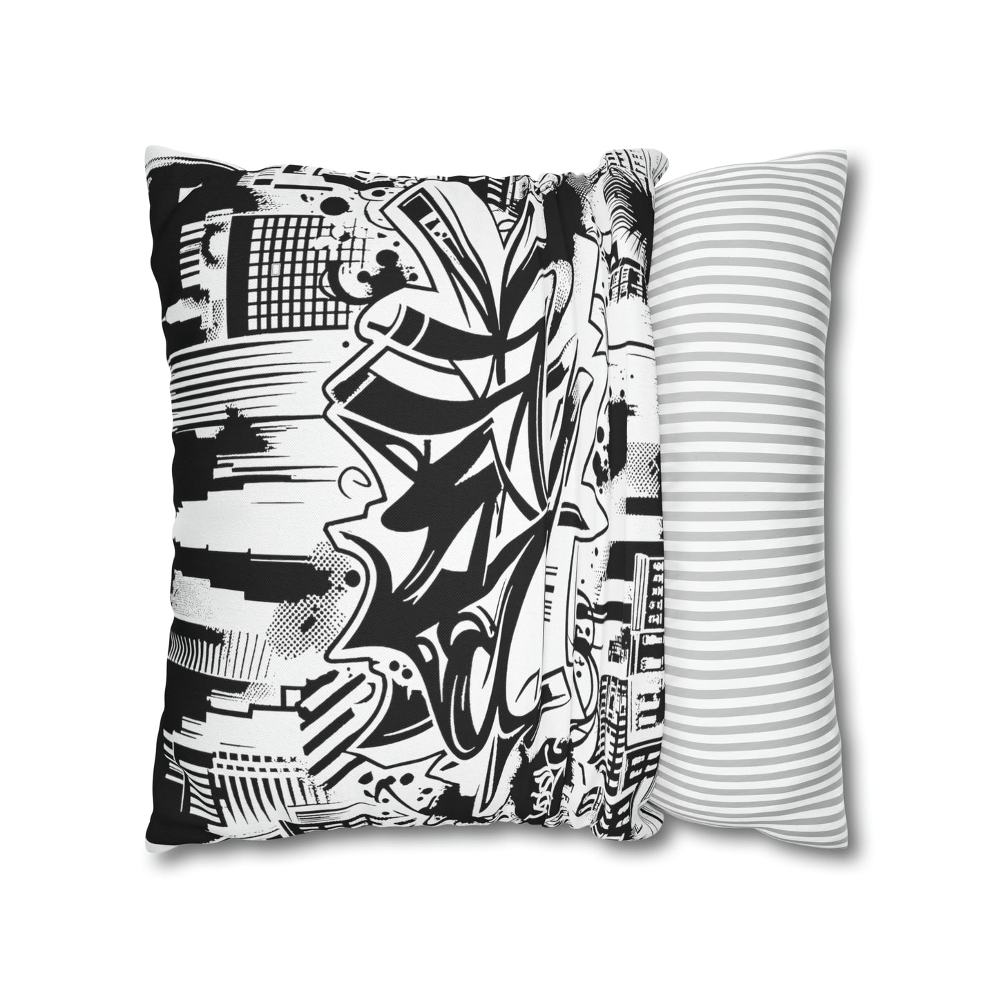 Rebel-Graffiti Square Pillow Case