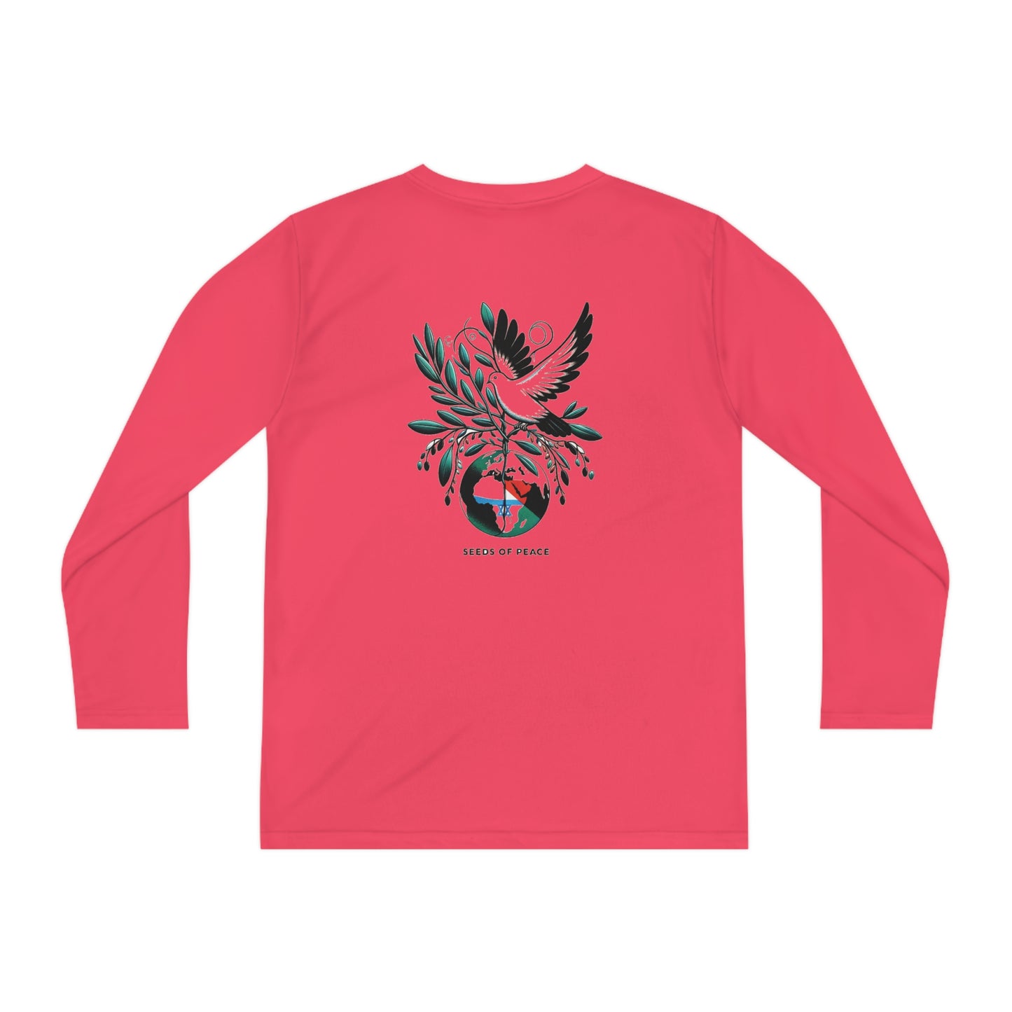 Rebellious-Kids Seeds Of Peace Youth Long Sleeve Competitor Tee